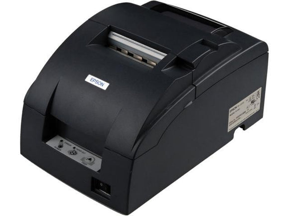 New Epson TM-U220D Impact Dot Matrix Receipt Printer, Serial, Dark Gray - C31C515653