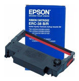 Box 10 Cinta Epson ERC-38 B/R para impresoras Epson/Bixolon